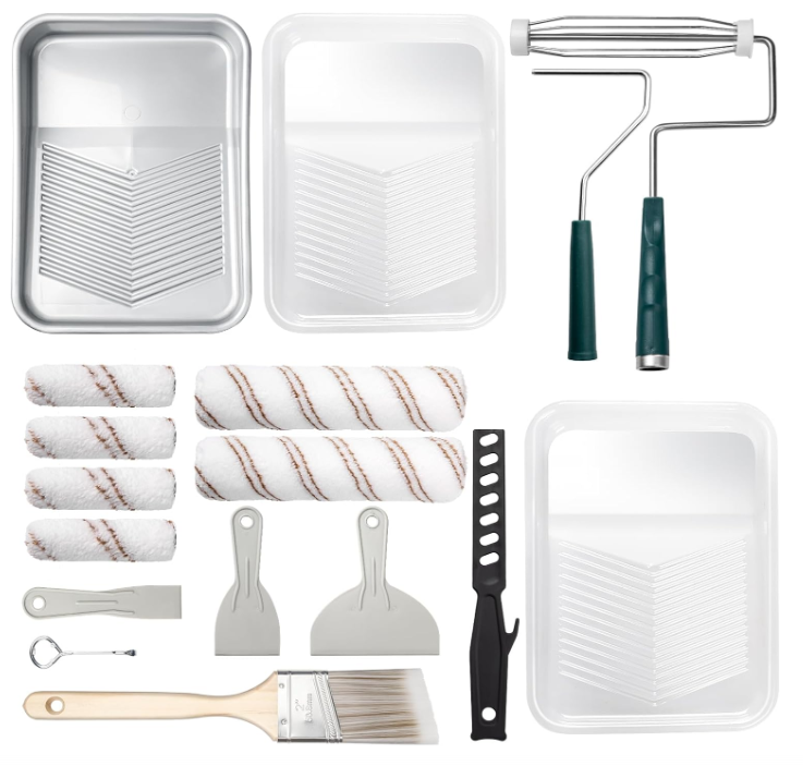 Paint Brushes and Rollers Set: Your Go-To Solution for Painting Cupboards and Cabinets