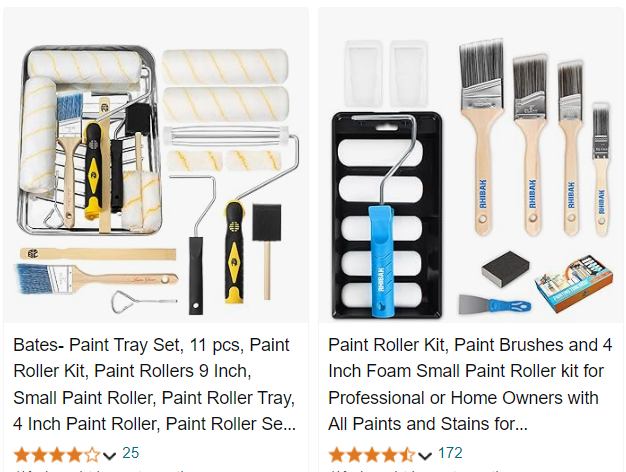 Paint Brushes and Rollers Set: Your Go-To Solution for Painting Cupboards and Cabinets