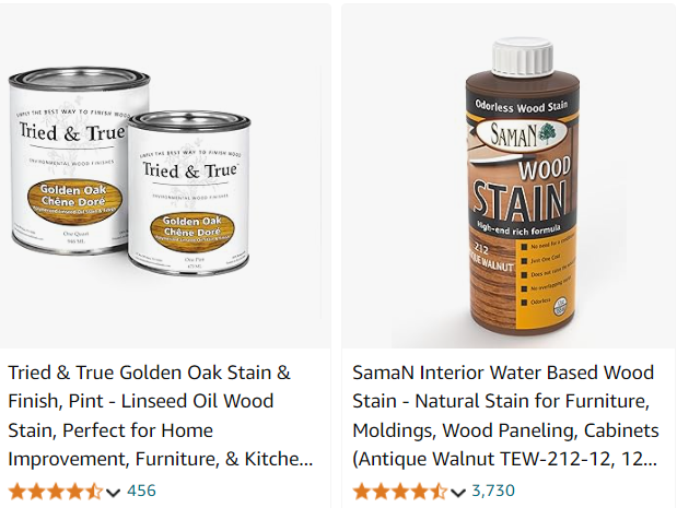 Wood Stain and Finish Set: Achieve a Professional Look for Your Wood Cabinets