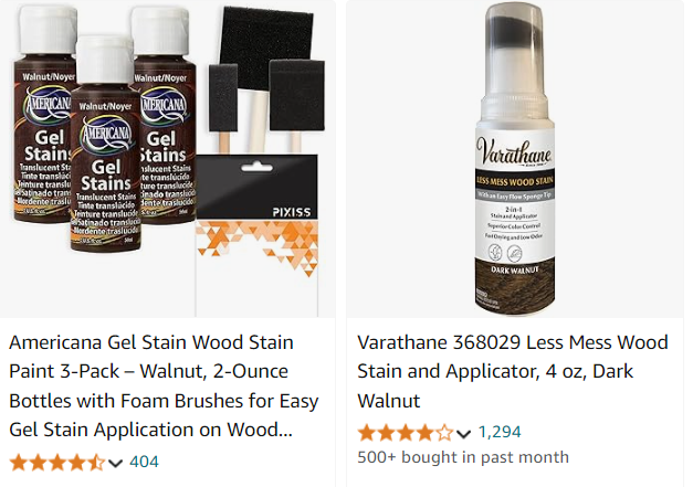 Wood Stain and Finish Set: Achieve a Professional Look for Your Wood Cabinets