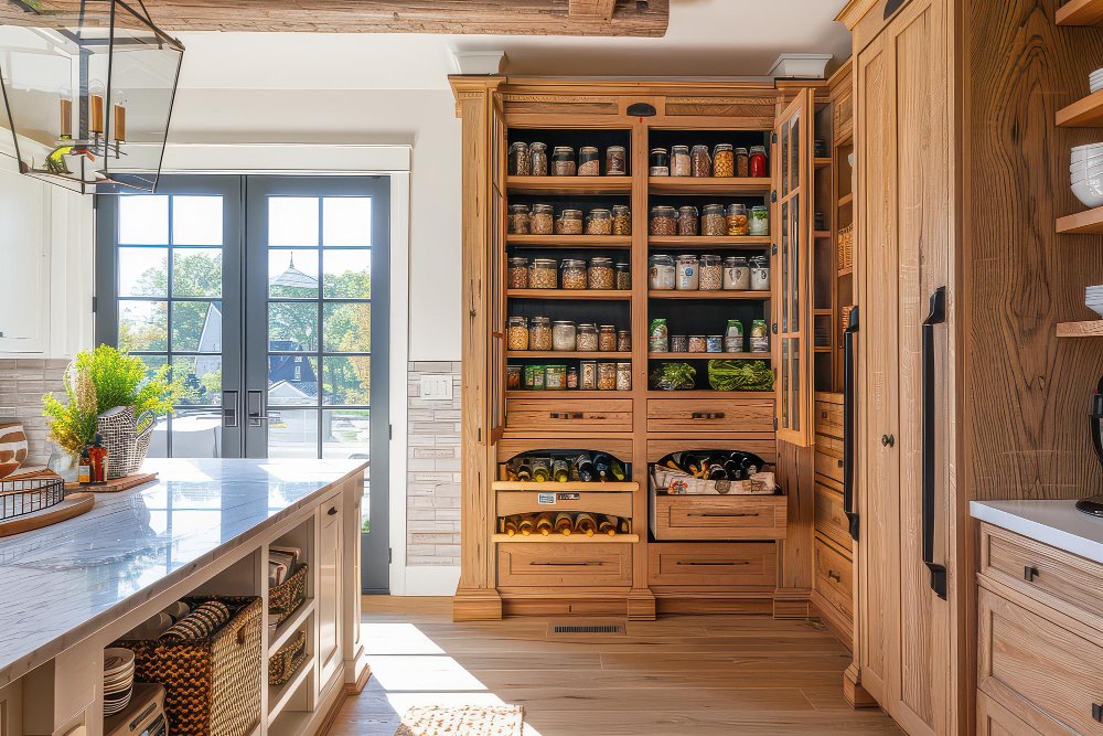 custom kitchen pantry